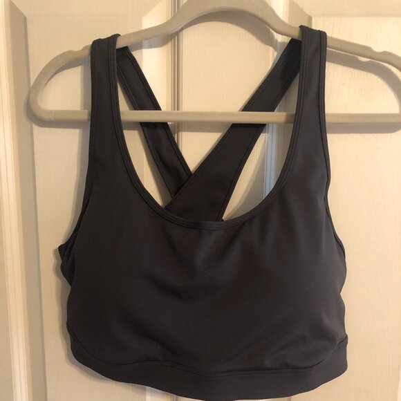 ID Idealogy Sports Bra - Size 2x - Charcoal Gray - Picture 1 of 5